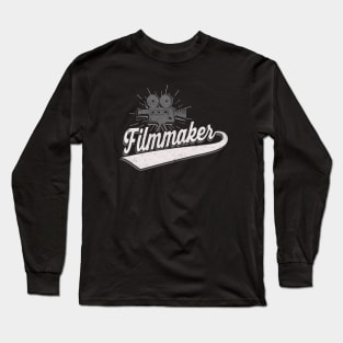 Filmmaker Cameraman vintage Film Camera Long Sleeve T-Shirt